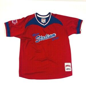 Vintage 86 Mecca Stadium Series Athletics High Five Red/Blue Jersey S Basketball